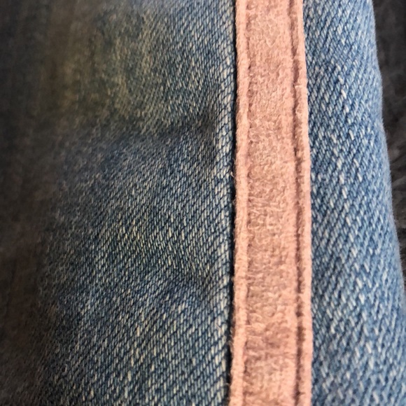 7 For All Mankind High Waist Ankle Gwenevere Striped Super Stretch Jeans - Picture 11 of 11